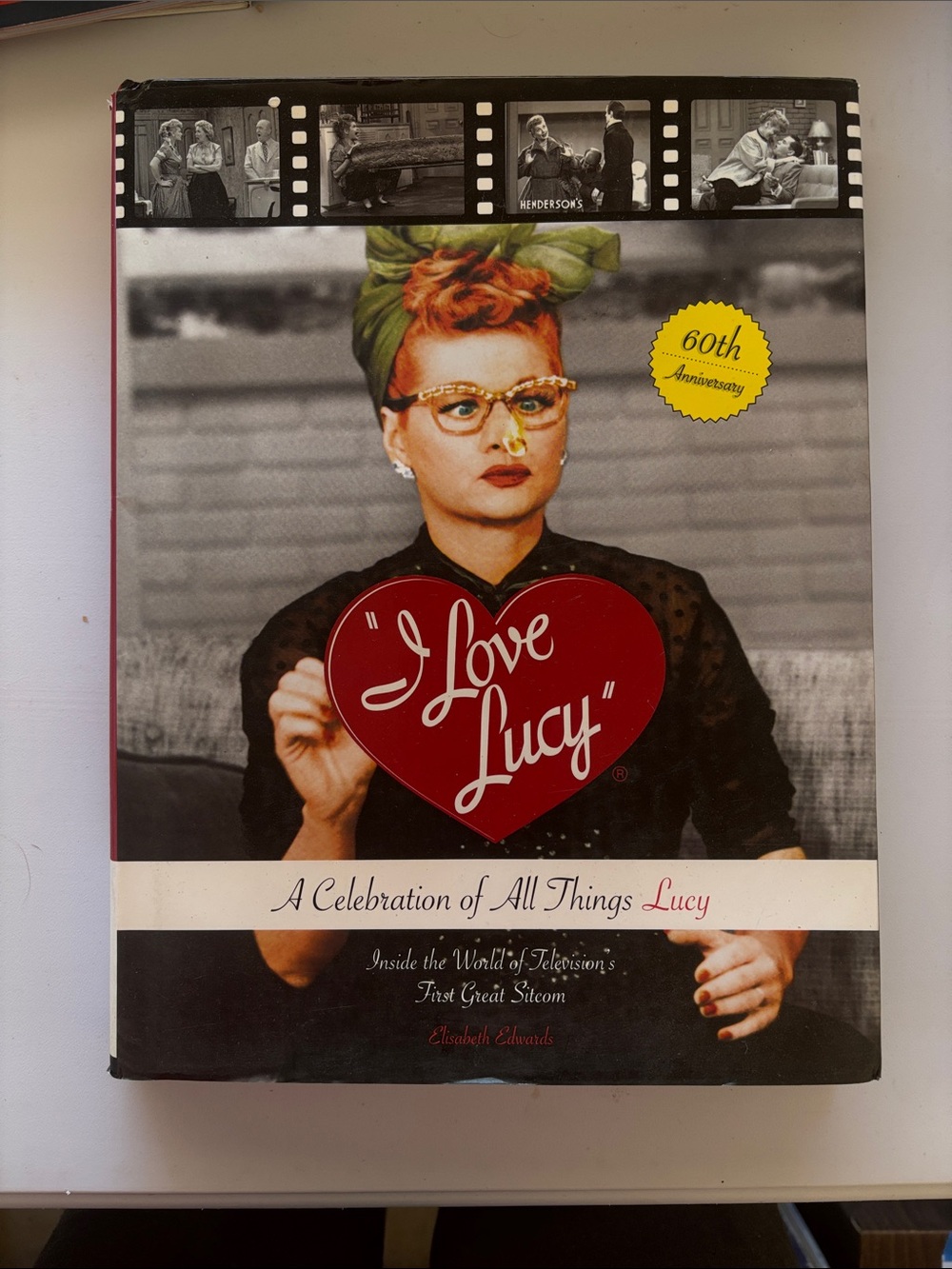 I Love Lucy 60th Anniversary Collector Book - Red Accent